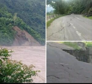 त्रिशुलीको बाढीले सडक कटान : कृष्णभीरमा यातायात अवरुद्ध यात्रु बीचबाटोमा नै अलपत्र